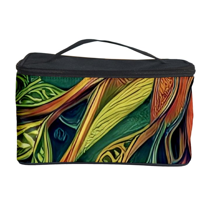 Outdoors Night Setting Scene Forest Woods Light Moonlight Nature Wilderness Leaves Branches Abstract Cosmetic Storage Case