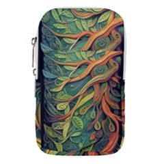 Outdoors Night Setting Scene Forest Woods Light Moonlight Nature Wilderness Leaves Branches Abstract Waist Pouch (large) by Grandong