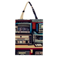 Radios Tech Technology Music Vintage Antique Old Classic Tote Bag