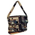 Radios Tech Technology Music Vintage Antique Old Buckle Messenger Bag View1