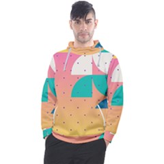 Abstract Geometric Bauhaus Polka Dots Retro Memphis Art Men s Pullover Hoodie