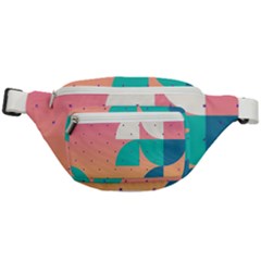 Abstract Geometric Bauhaus Polka Dots Retro Memphis Art Fanny Pack