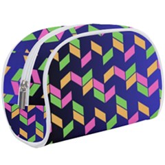 Background Pattern Geometric Pink Yellow Green Make Up Case (large)