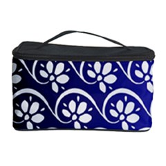 Pattern Floral Flowers Leaves Botanical Cosmetic Storage Case