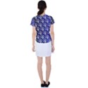 Pattern Floral Flowers Leaves Botanical Women s Sports Top View2