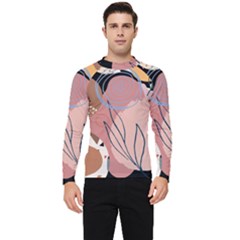 Abstract Boho Bohemian Style Retro Vintage Men s Long Sleeve Rash Guard