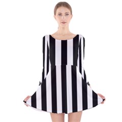 Stripes Geometric Pattern Digital Art Art Abstract Abstract Art Long Sleeve Velvet Skater Dress by Proyonanggan