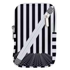 Stripes Geometric Pattern Digital Art Art Abstract Abstract Art Belt Pouch Bag (small) by Proyonanggan