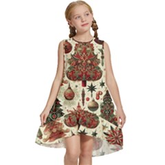 Christmas Decoration Kids  Frill Swing Dress by Bedest