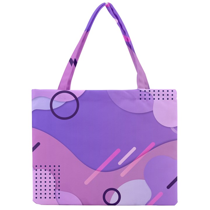 Colorful Labstract Wallpaper Theme Mini Tote Bag