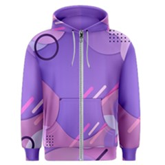 Colorful Labstract Wallpaper Theme Men s Zipper Hoodie