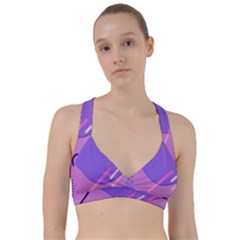 Colorful Labstract Wallpaper Theme Sweetheart Sports Bra by Apen