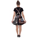 Retro Cameras Old Vintage Antique Technology Wallpaper Retrospective Velvet Suspender Skater Skirt View2