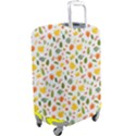 Background Pattern Flowers Leaves Autumn Fall Colorful Leaves Foliage Luggage Cover (Large) View2