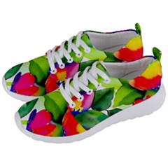 Watercolor Flowers Leaves Foliage Nature Floral Spring Men s Lightweight Sports Shoes