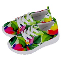 Watercolor Flowers Leaves Foliage Nature Floral Spring Kids  Lightweight Sports Shoes