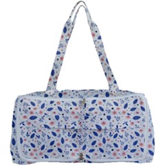 Background Pattern Floral Leaves Flowers Multi Function Bag