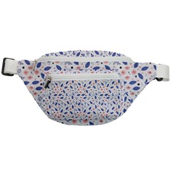 Background Pattern Floral Leaves Flowers Fanny Pack