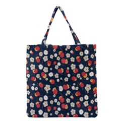 Flowers Pattern Floral Antique Floral Nature Flower Graphic Grocery Tote Bag