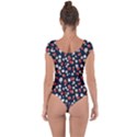 Flowers Pattern Floral Antique Floral Nature Flower Graphic Short Sleeve Leotard  View2