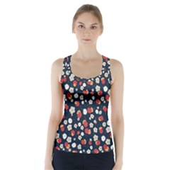 Flowers Pattern Floral Antique Floral Nature Flower Graphic Racer Back Sports Top