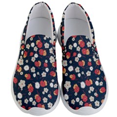 Flowers Pattern Floral Antique Floral Nature Flower Graphic Men s Lightweight Slip Ons by Maspions