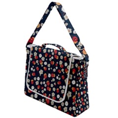 Flowers Pattern Floral Antique Floral Nature Flower Graphic Box Up Messenger Bag