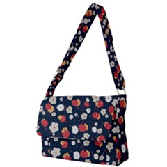 Flowers Pattern Floral Antique Floral Nature Flower Graphic Full Print Messenger Bag (s)