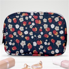 Flowers Pattern Floral Antique Floral Nature Flower Graphic Make Up Pouch (small)