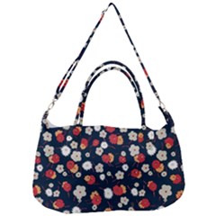 Flowers Pattern Floral Antique Floral Nature Flower Graphic Removable Strap Handbag