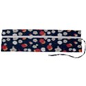 Flowers Pattern Floral Antique Floral Nature Flower Graphic Roll Up Canvas Pencil Holder (L) View2