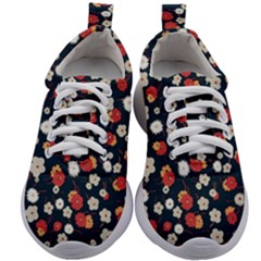 Flowers Pattern Floral Antique Floral Nature Flower Graphic Kids Athletic Shoes