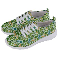 Leaves Tropical Background Pattern Green Botanical Texture Nature Foliage Men s Lightweight Sports Shoes