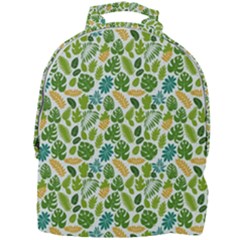 Leaves Tropical Background Pattern Green Botanical Texture Nature Foliage Mini Full Print Backpack