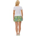 Leaves Tropical Background Pattern Green Botanical Texture Nature Foliage Women s Skort View4