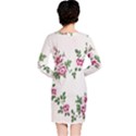 Vintage Flower Art Artwork Blooming Blossom Botanical Botany Nature Floral Pattern Long Sleeve Nightdress View2