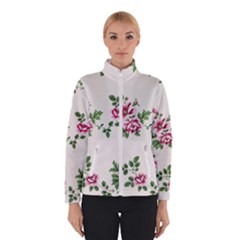 Vintage Flower Art Artwork Blooming Blossom Botanical Botany Nature Floral Pattern Women s Bomber Jacket