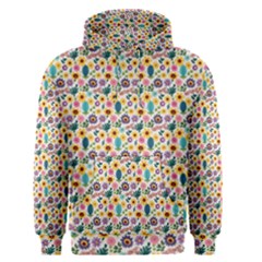 Floral Flowers Leaves Tropical Pattern Men s Core Hoodie