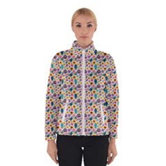 Floral Flowers Leaves Tropical Pattern Women s Bomber Jacket