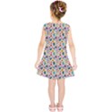 Floral Flowers Leaves Tropical Pattern Kids  Tunic Dress View2