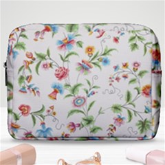 Vintage Floral Flower Pattern Art Nature Blooming Blossom Botanical Botany Make Up Pouch (large)