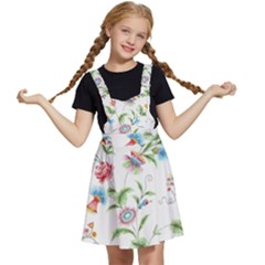 Vintage Floral Flower Pattern Art Nature Blooming Blossom Botanical Botany Kids  Apron Dress