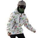 Vintage Floral Flower Pattern Art Nature Blooming Blossom Botanical Botany Men s Ski and Snowboard Waterproof Breathable Jacket View3