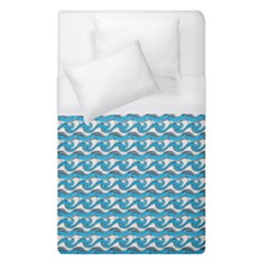 Blue Wave Sea Ocean Pattern Background Beach Nature Water Duvet Cover (single Size)