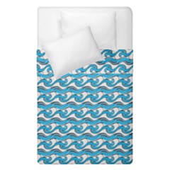 Blue Wave Sea Ocean Pattern Background Beach Nature Water Duvet Cover Double Side (single Size)