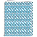 Blue Wave Sea Ocean Pattern Background Beach Nature Water 8  x 10  Softcover Notebook View2