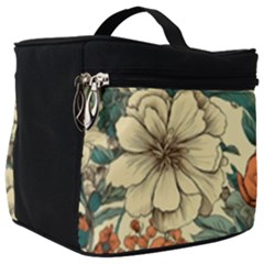 Flowers Pattern Texture Art Colorful Nature Painting Surface Vintage Make Up Travel Bag (big)