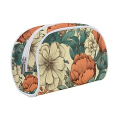 Flowers Pattern Texture Art Colorful Nature Painting Surface Vintage Make Up Case (small)