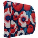 Red Poppies Flowers Art Nature Pattern Back Support Cushion View2