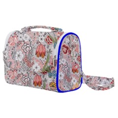 Vintage Floral Flower Art Nature Blooming Blossom Botanical Botany Pattern Satchel Shoulder Bag